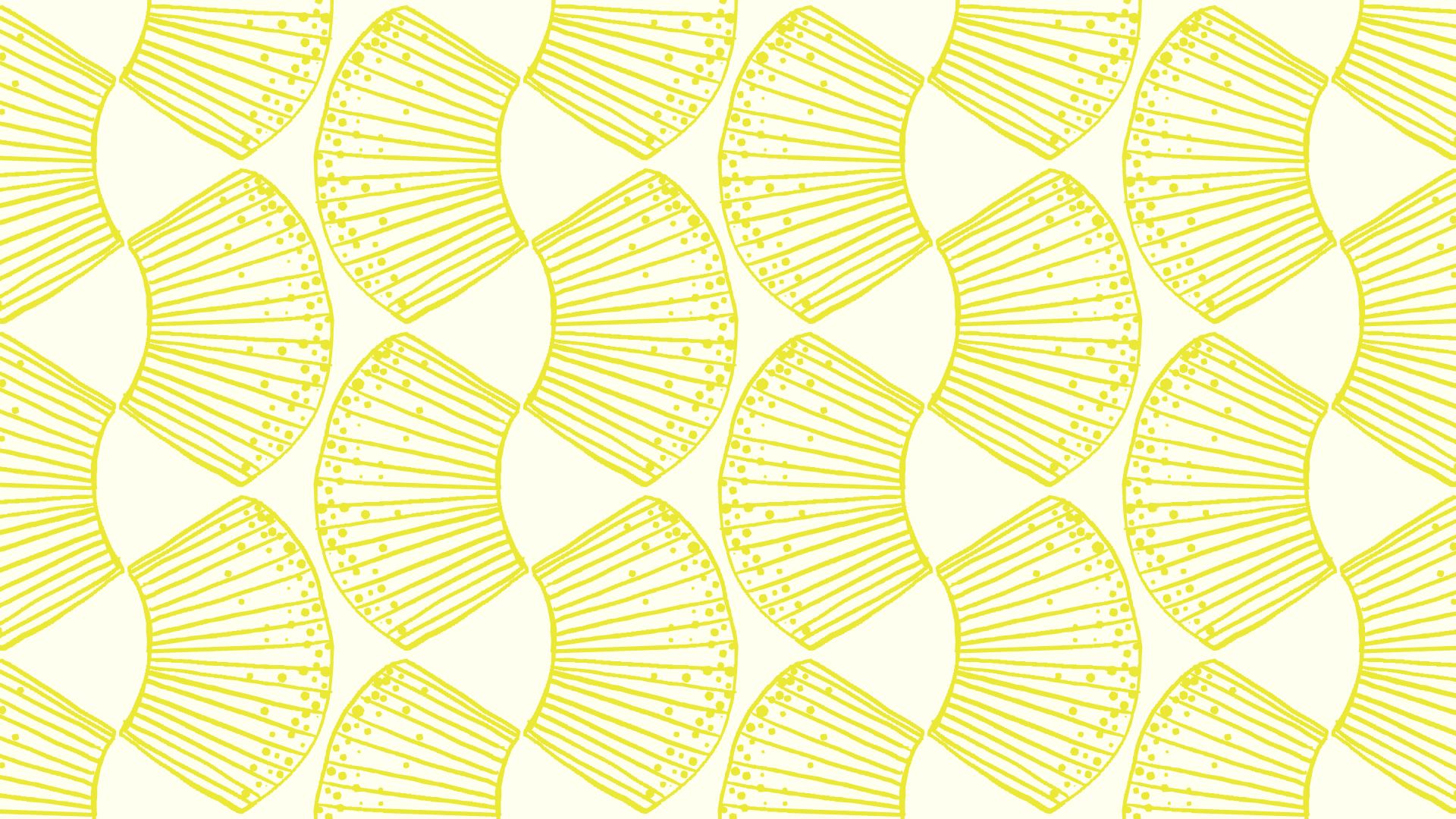 黄色のパイナップル柄のパターン