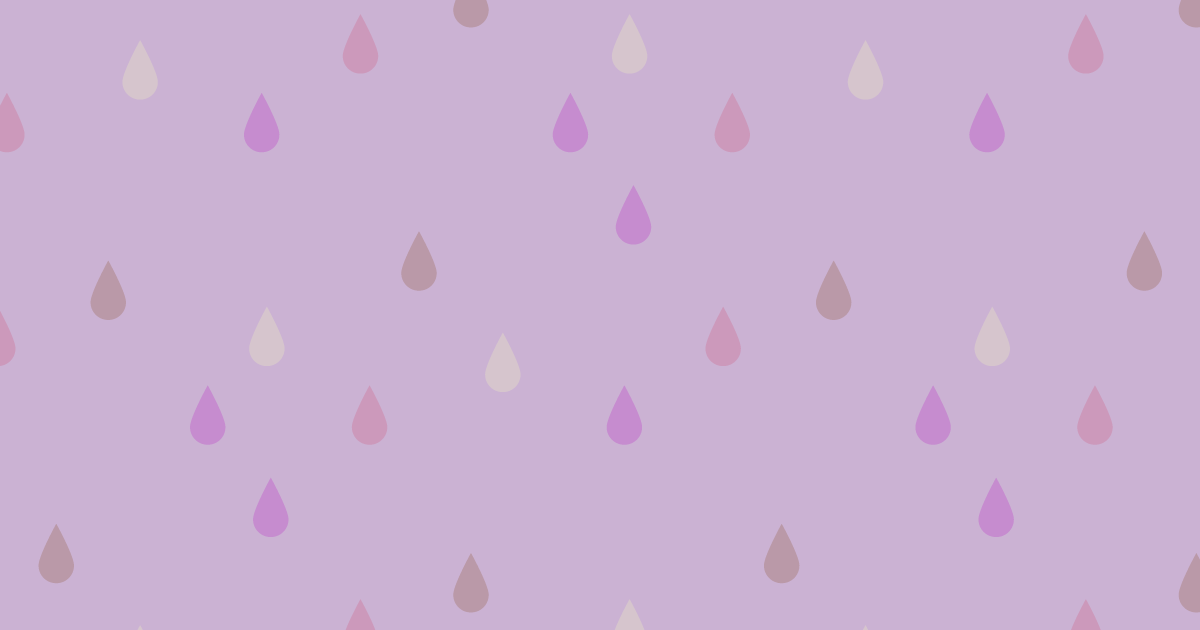 紫の背景に地味な水滴のパターン