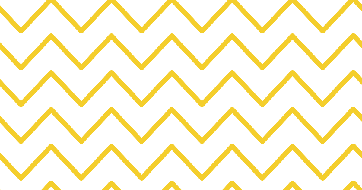白い背景に黄色いジグザグのパターン