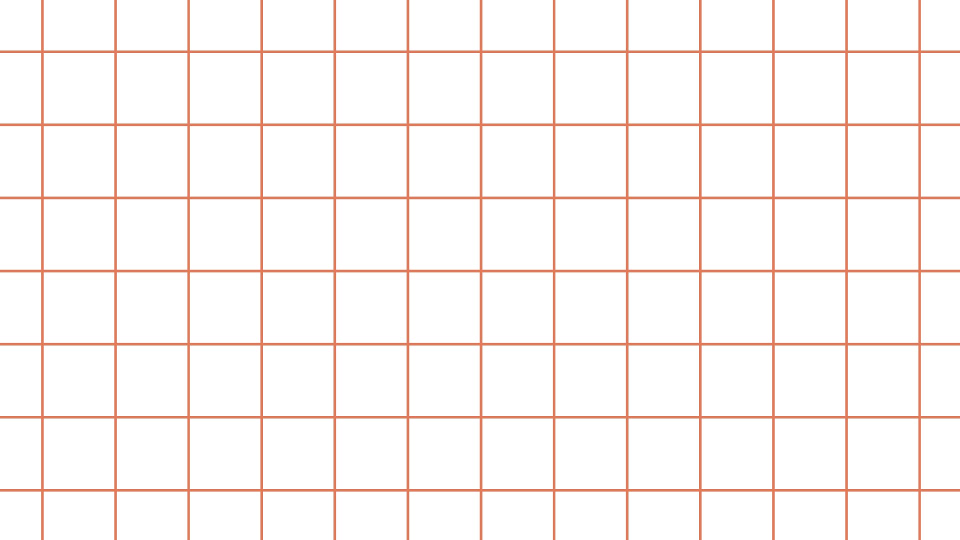 白い背景にオレンジのシンプルなチェック模様のパターン